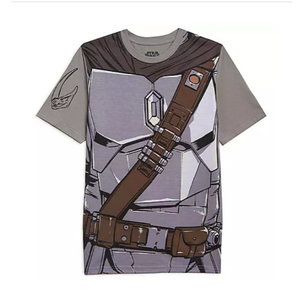 NWT Mandalorian 2pk T-Shirt Licensed Boys' Size 4 - Picture 2 of 8